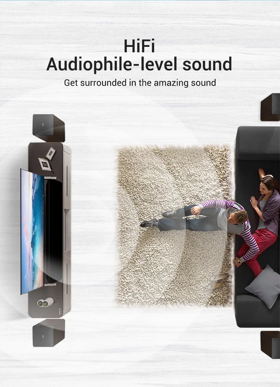 벤션 8K 60Hz HDMI 2.1 초고속 케이블 48Gbps