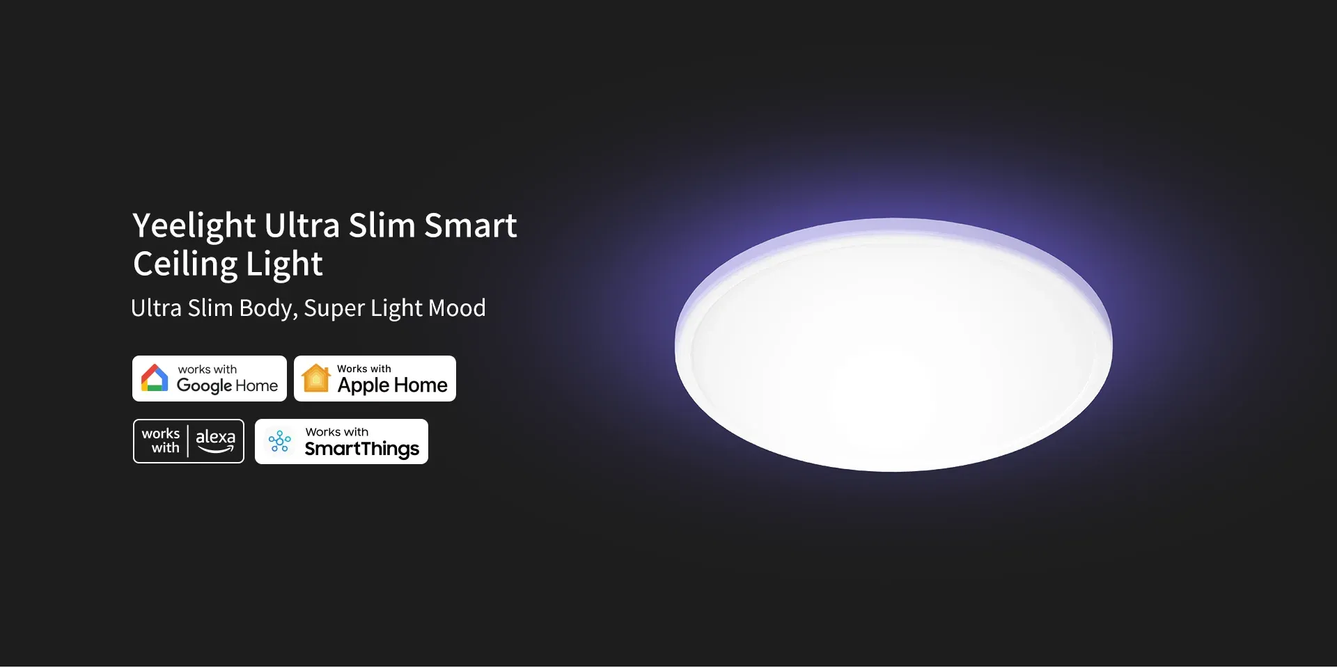 예라이트 글로벌 버전 스마트 천장조명 RGB 와이파이 초슬림형