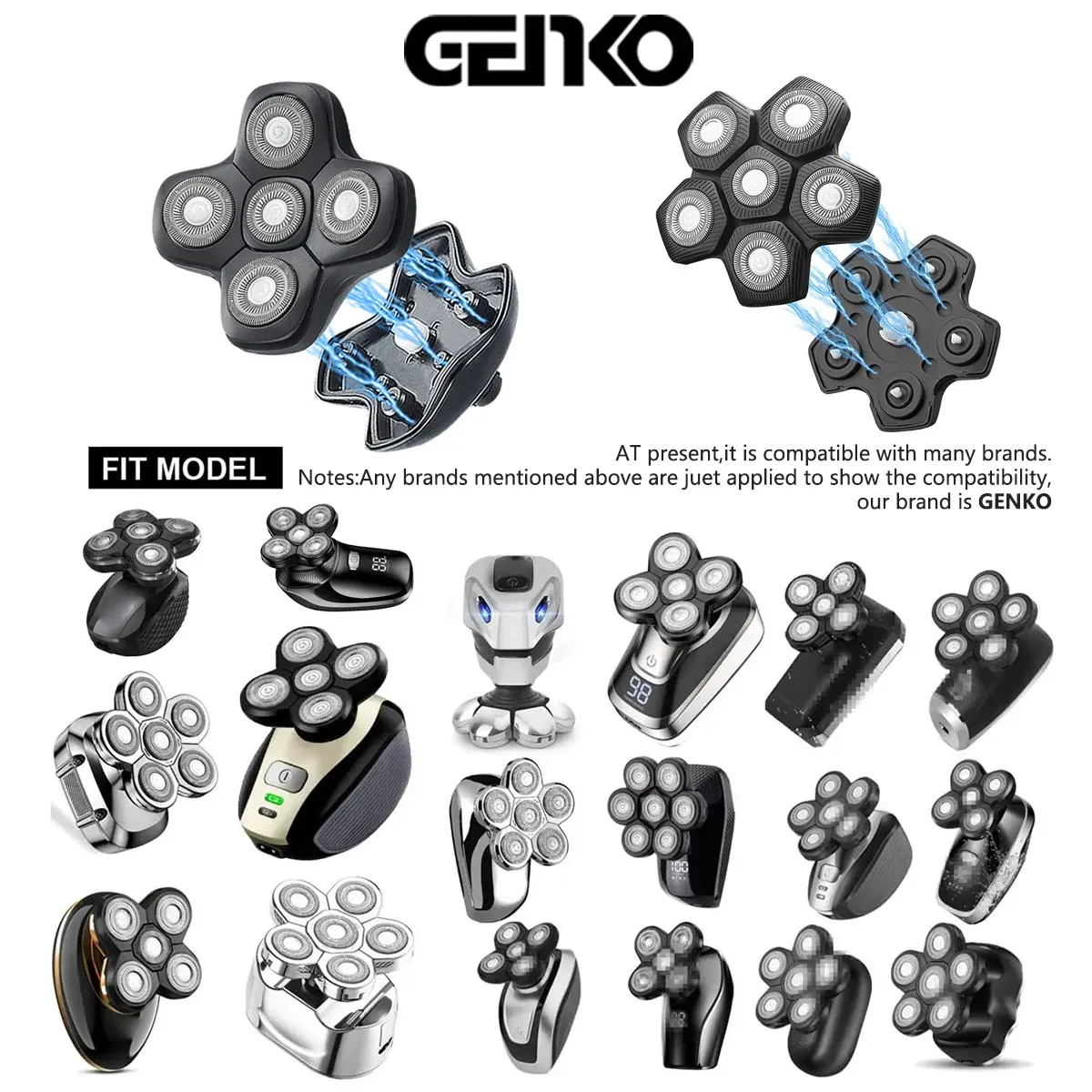 GENKO 마그네틱 교체형 전기면도기 헤드