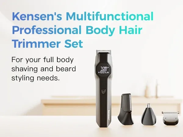 켄센 S30 4in1 무선 LED 디스플레이 그루밍 클리퍼