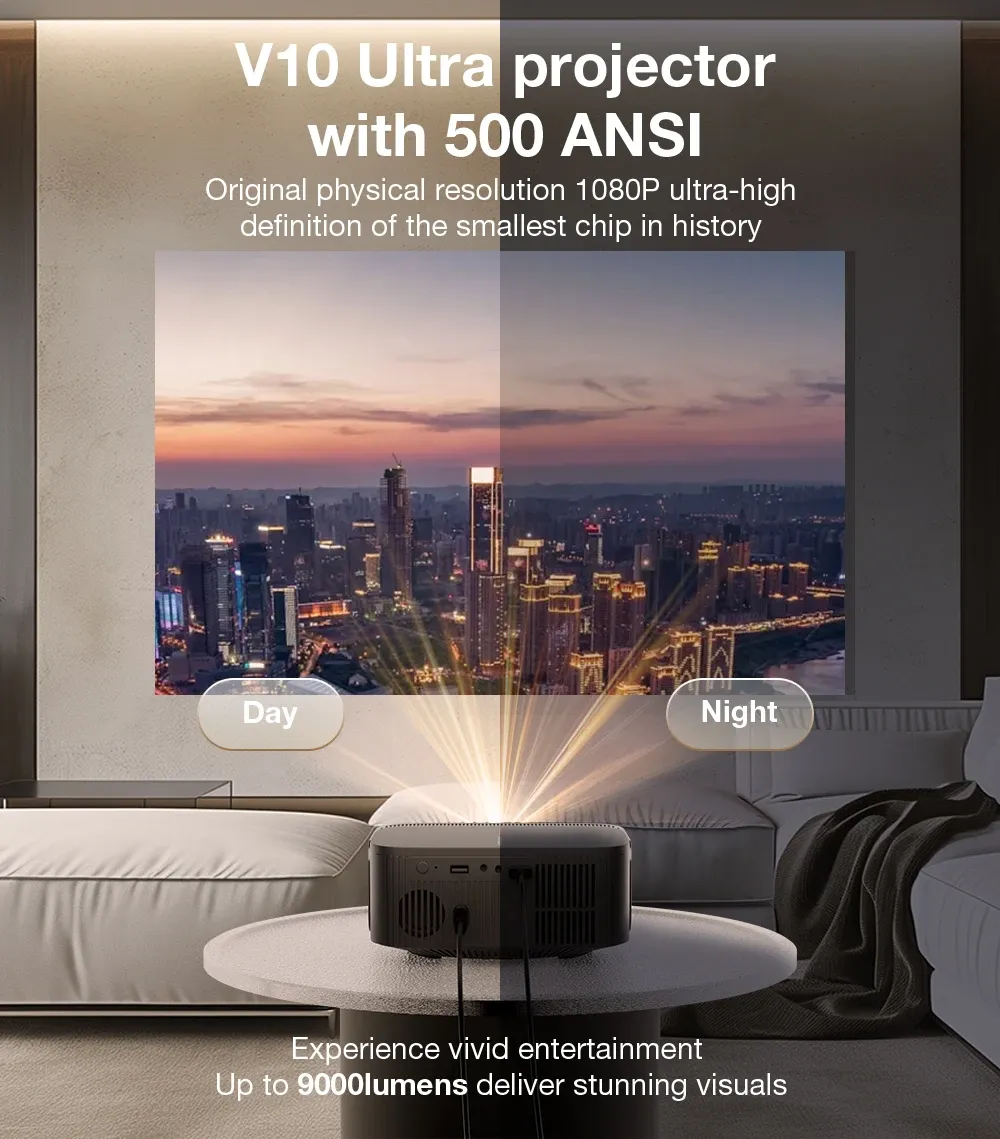 블리츠울프 BW-V10 4K 지원 안드로이드 13 프로젝터