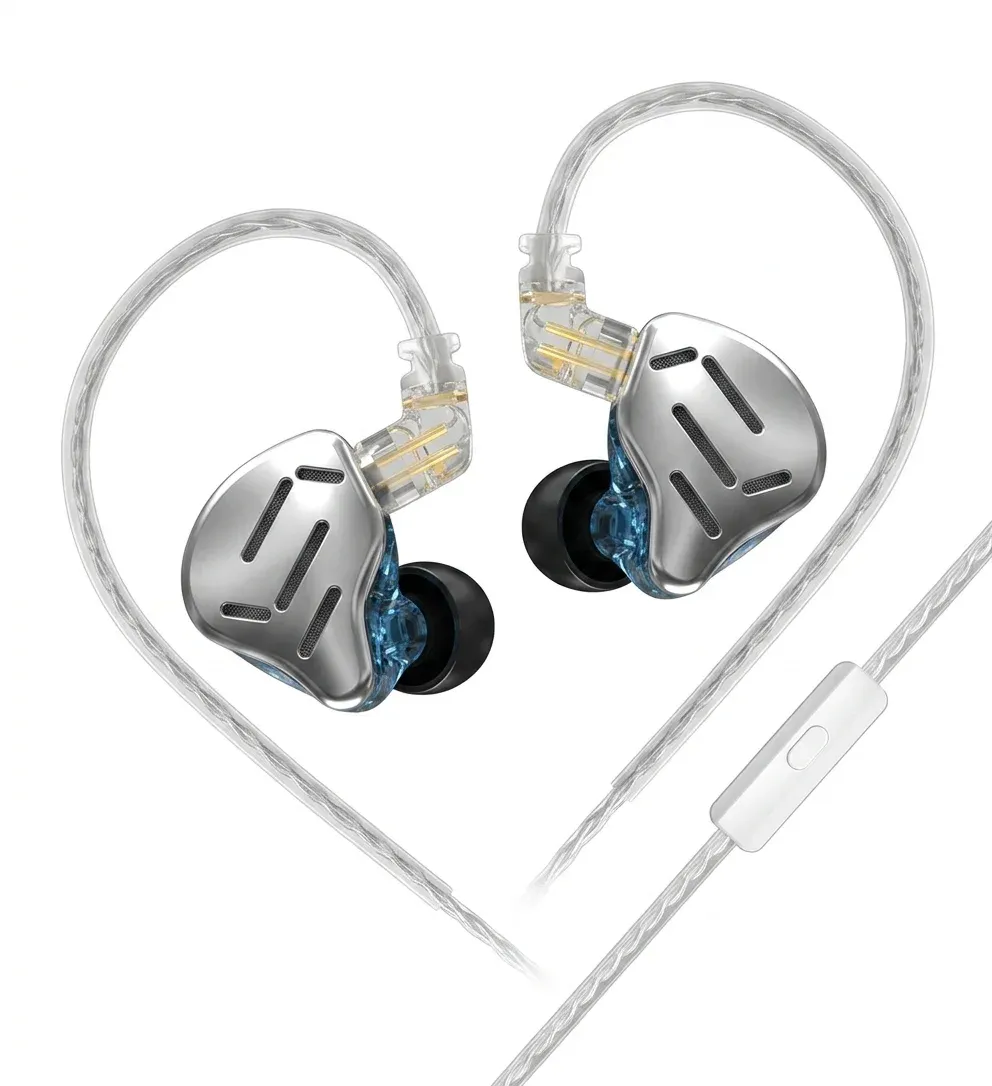 KZ ZAX 하이브리드 유선 인이어 이어폰