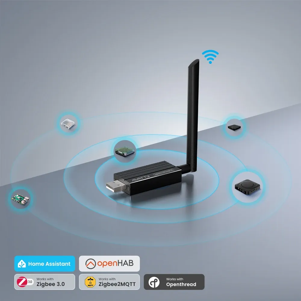 AVATTO 지그비·스레드 USB 동글 EFR32MG24 멀티프로토콜 허브