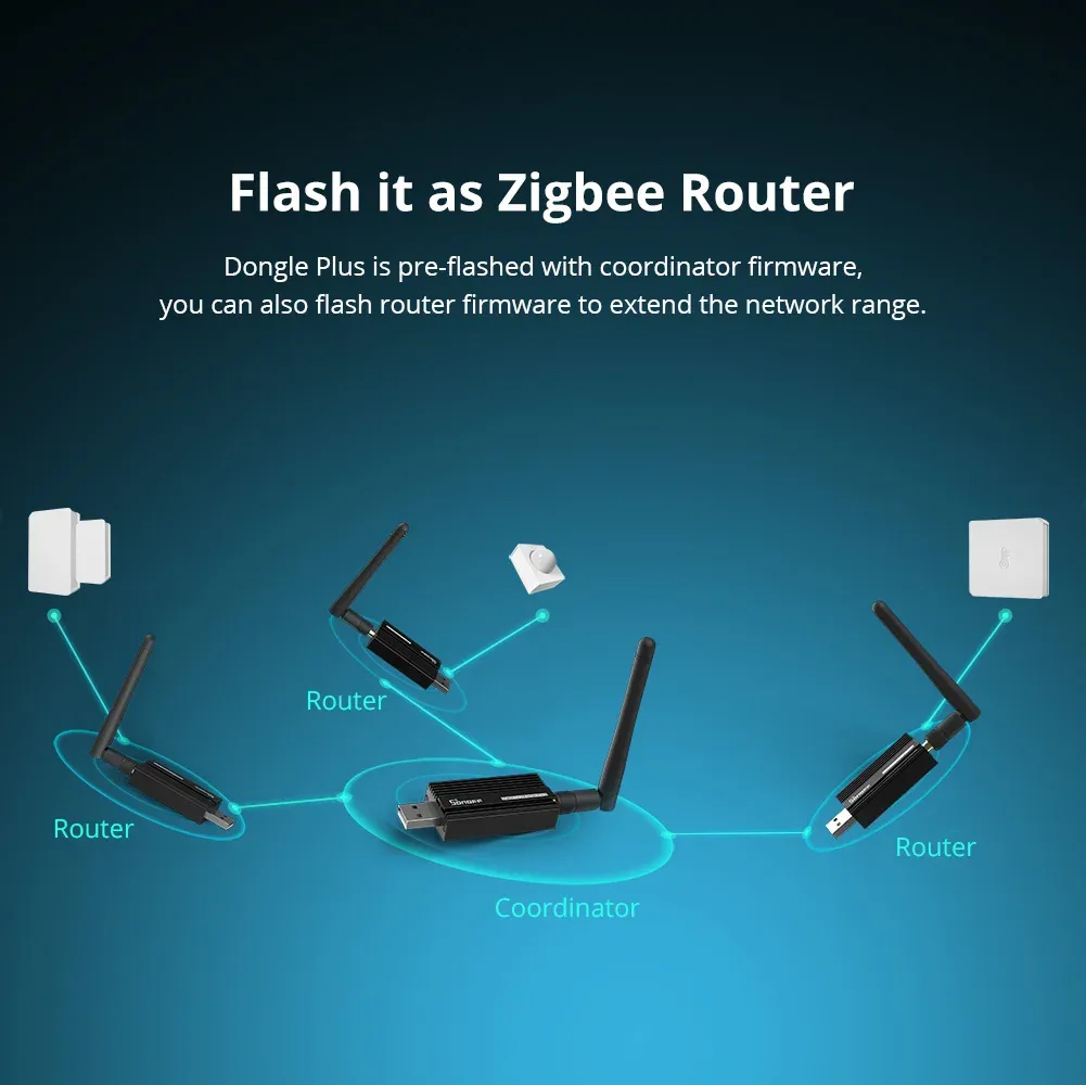 SONOFF ZBDongle-E Zigbee 3.0 USB 스마트홈 게이트웨이