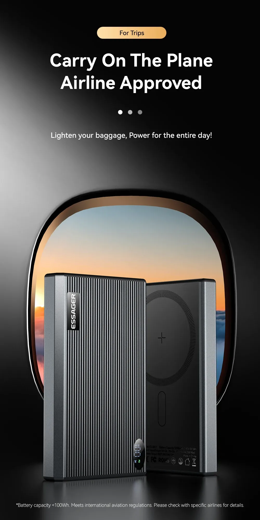 에사가 1만mAh 초슬림 맥세이프 무선 보조배터리 20W