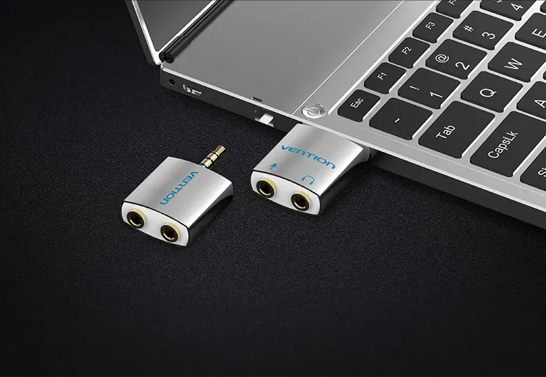 벤션 3.5mm 마이크 포함 오디오 분배 어댑터