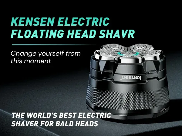 켄센 S15 헤드 면도기용 교체 블레이드 6D 마그네틱 방수 스테인리스 커터