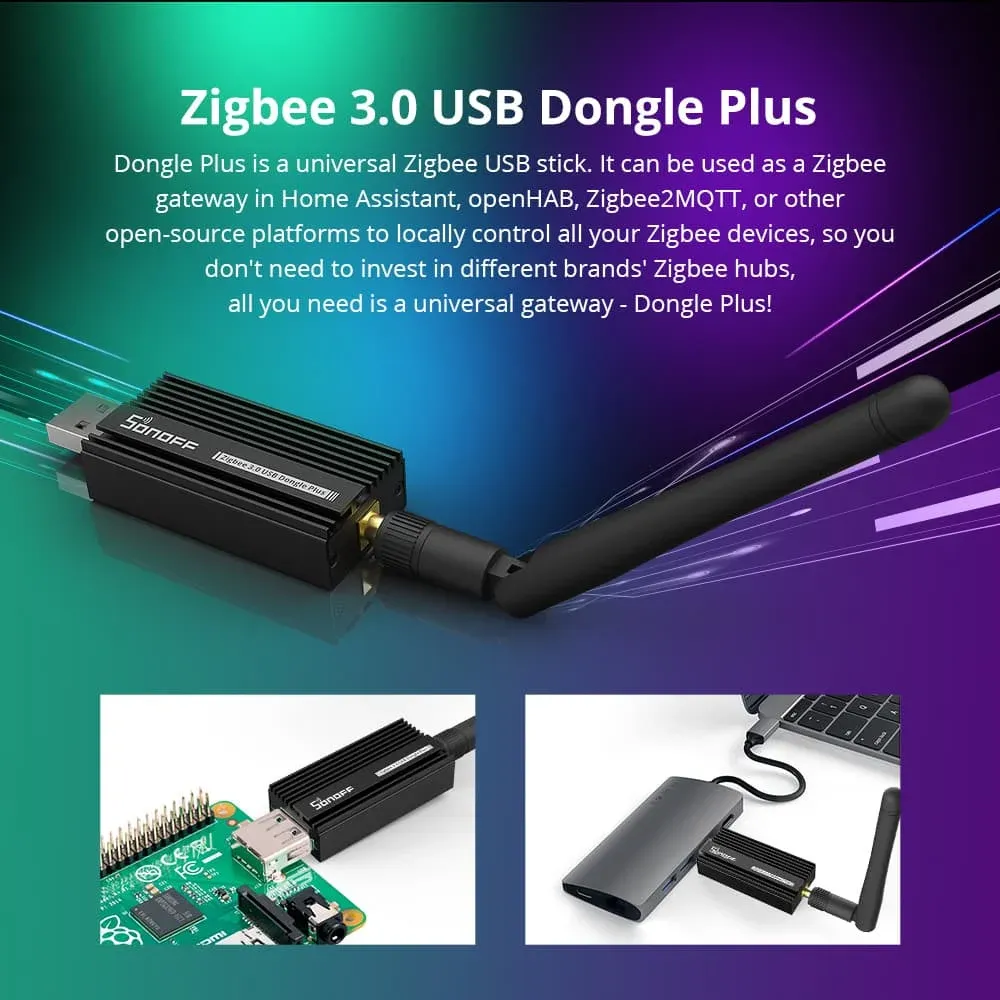 SONOFF Zigbee 3.0 USB 동글 플러스 범용 게이트웨이