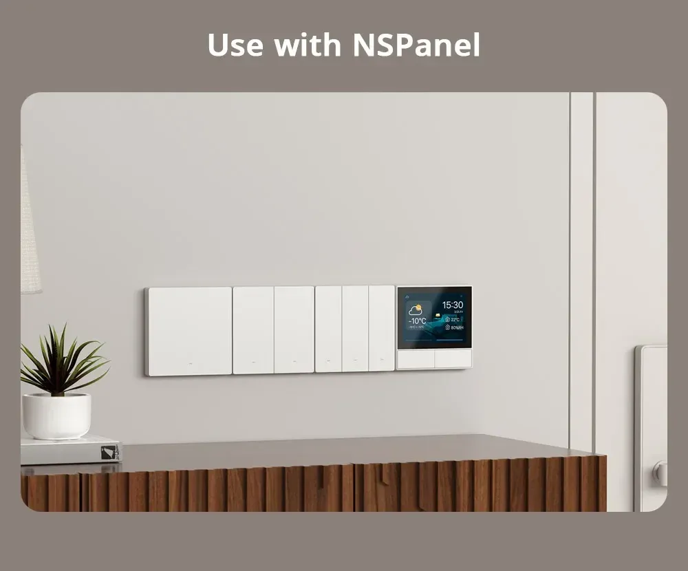 SONOFF M5 Matter 스마트 벽 스위치 EU 푸시버튼형