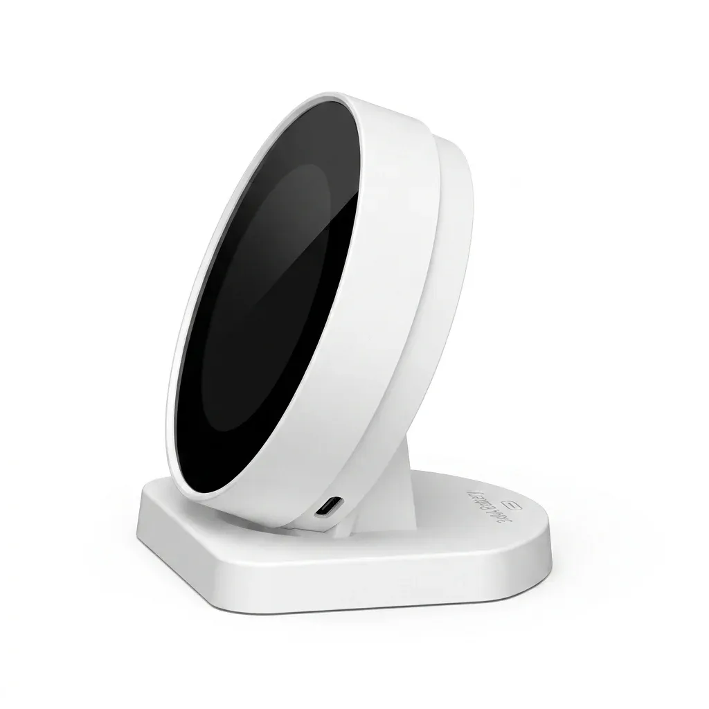 아바토 화이트 스마트 보일러 온도조절기 측면