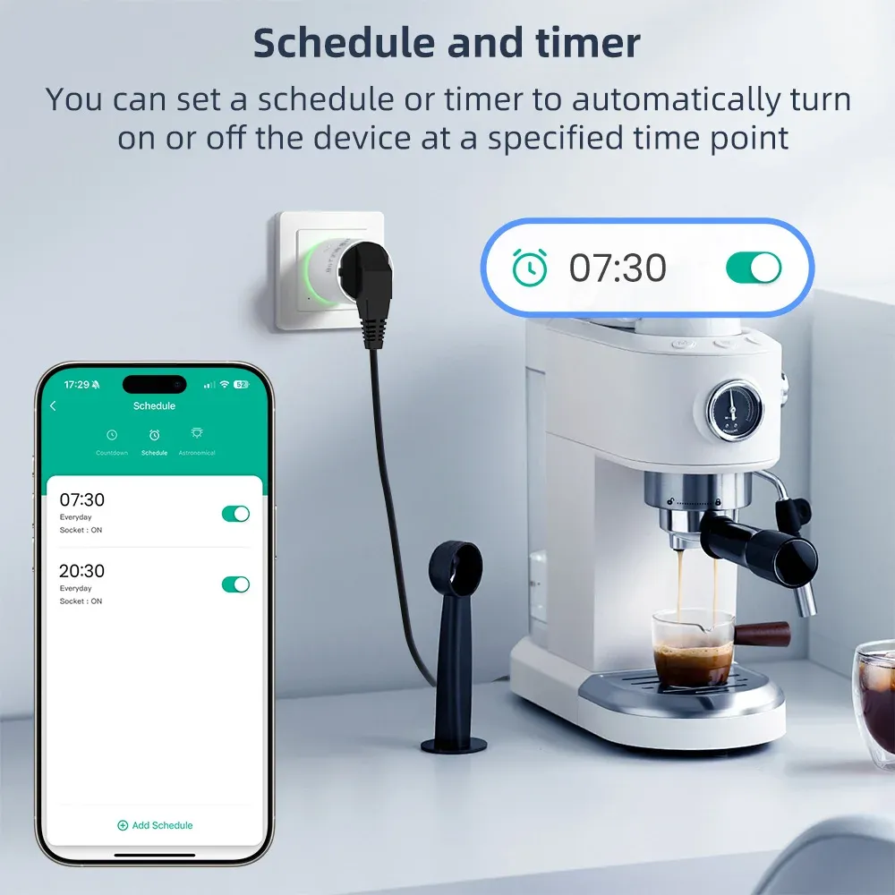 블리츠울프 BW-SHP16 16A 에너지 모니터링 WiFi 스마트 플러그