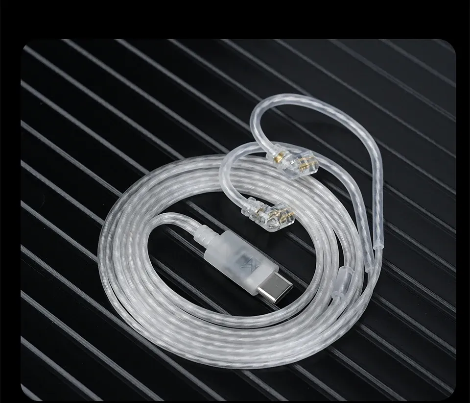 KZ 타입C 고순도 은도금 교체용 이어폰 케이블