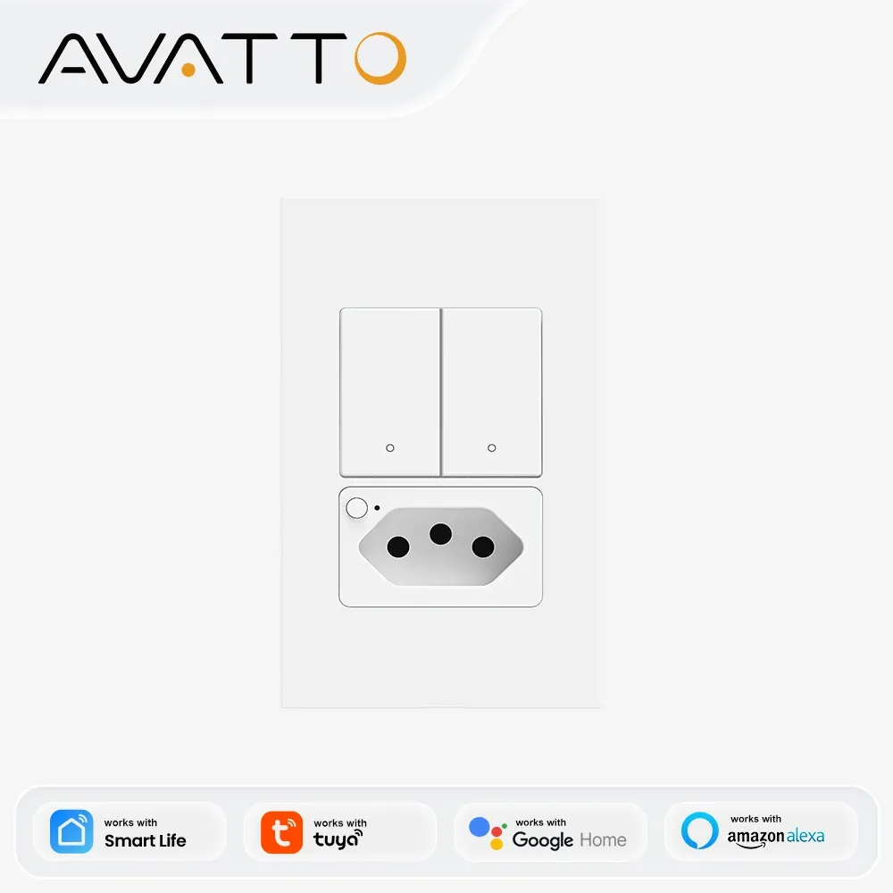 투야 WiFi 브라질 표준 스마트 벽 스위치·소켓 패널
