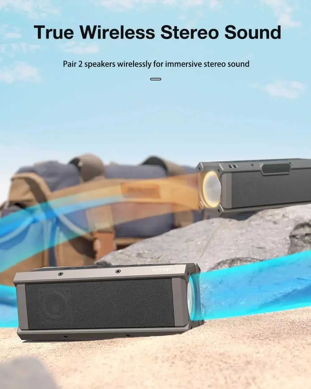 블리츠울프 100W 포터블 RGB 블루투스 스피커 WA3·WA4