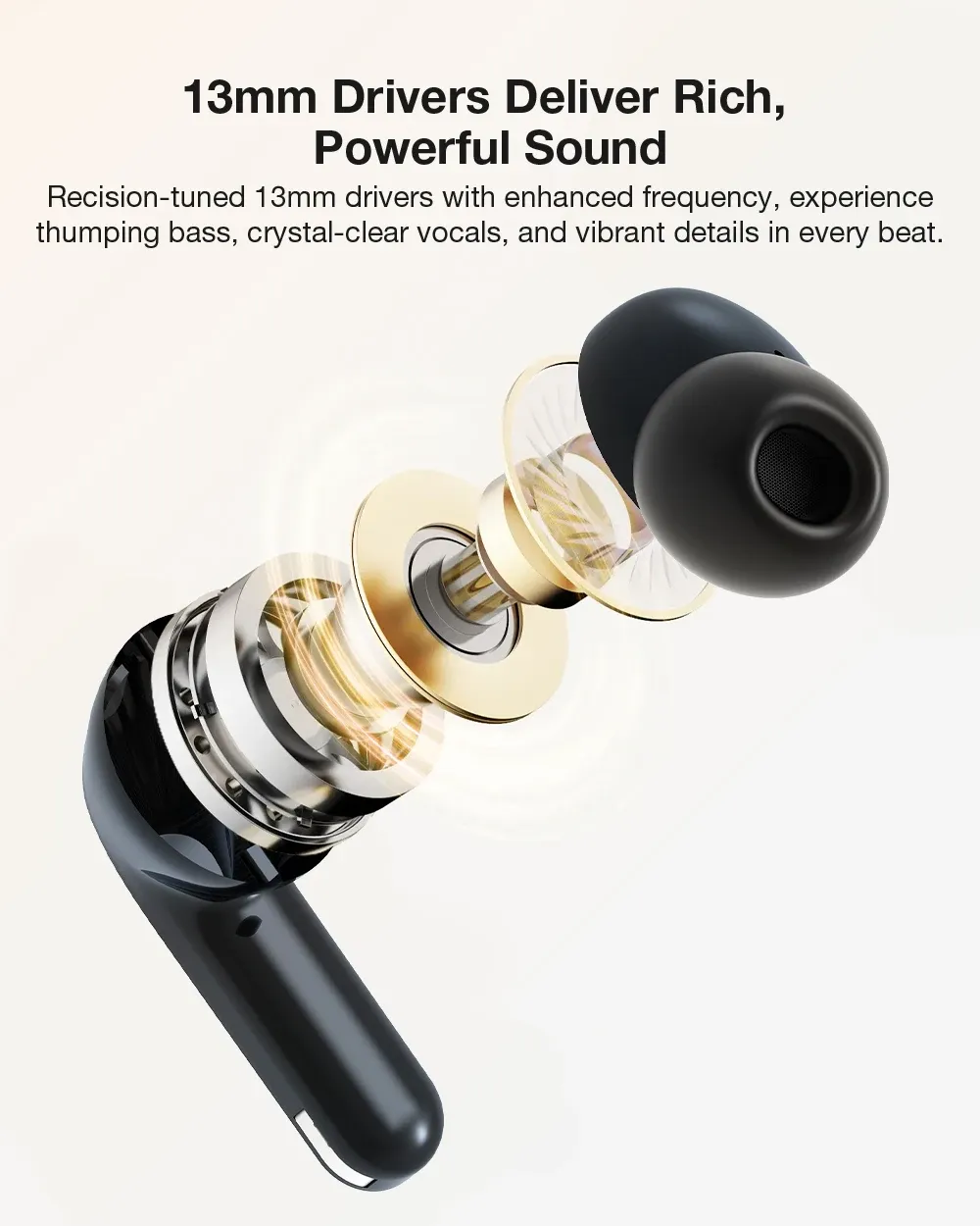 블리츠울프 BW-FYE17 듀얼 LED 디스플레이 2-in-1 TWS 블루투스 이어폰