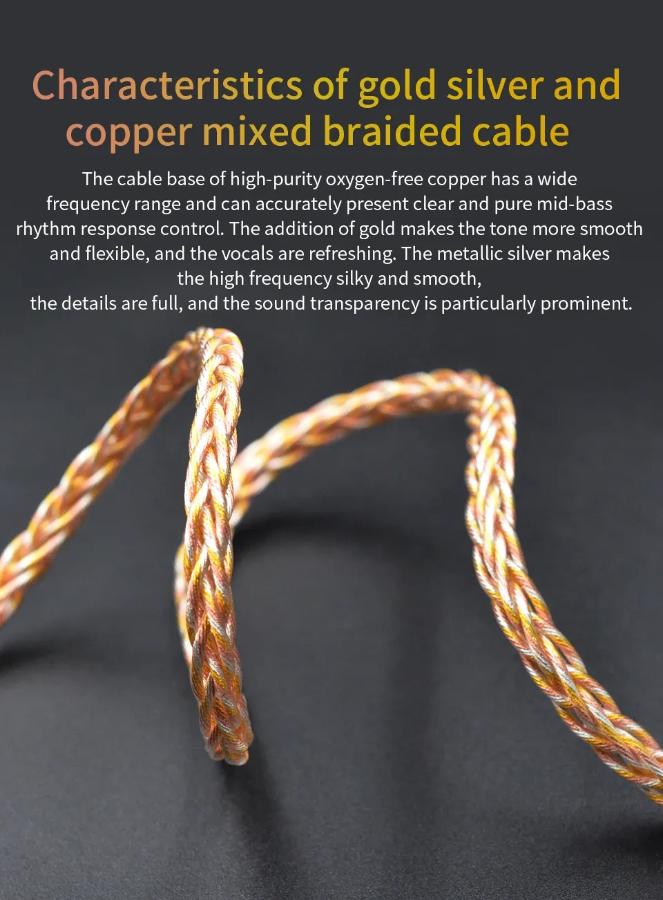 KZ 8코어 메탈 업그레이드 이어폰 케이블 3.5mm