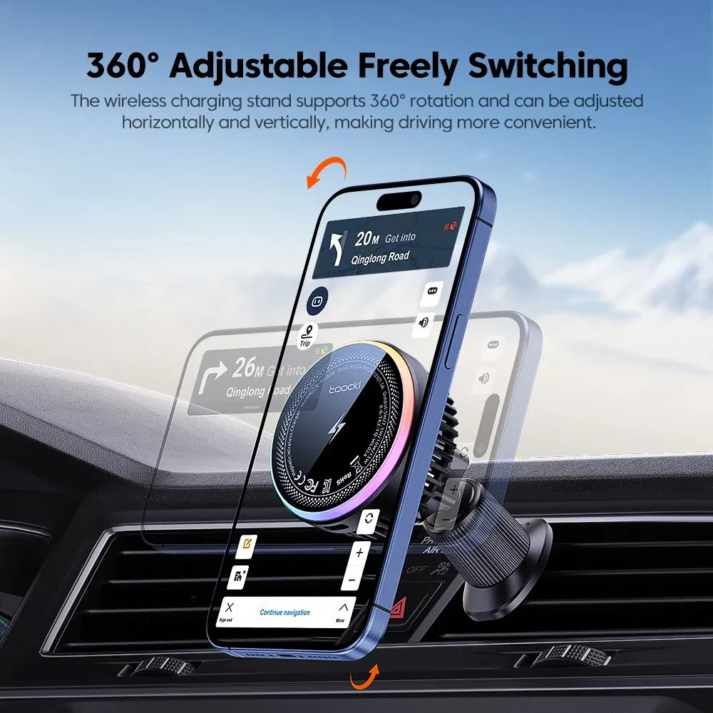 투키 TEC 쿨링 맥세이프 차량용 무선충전 거치대