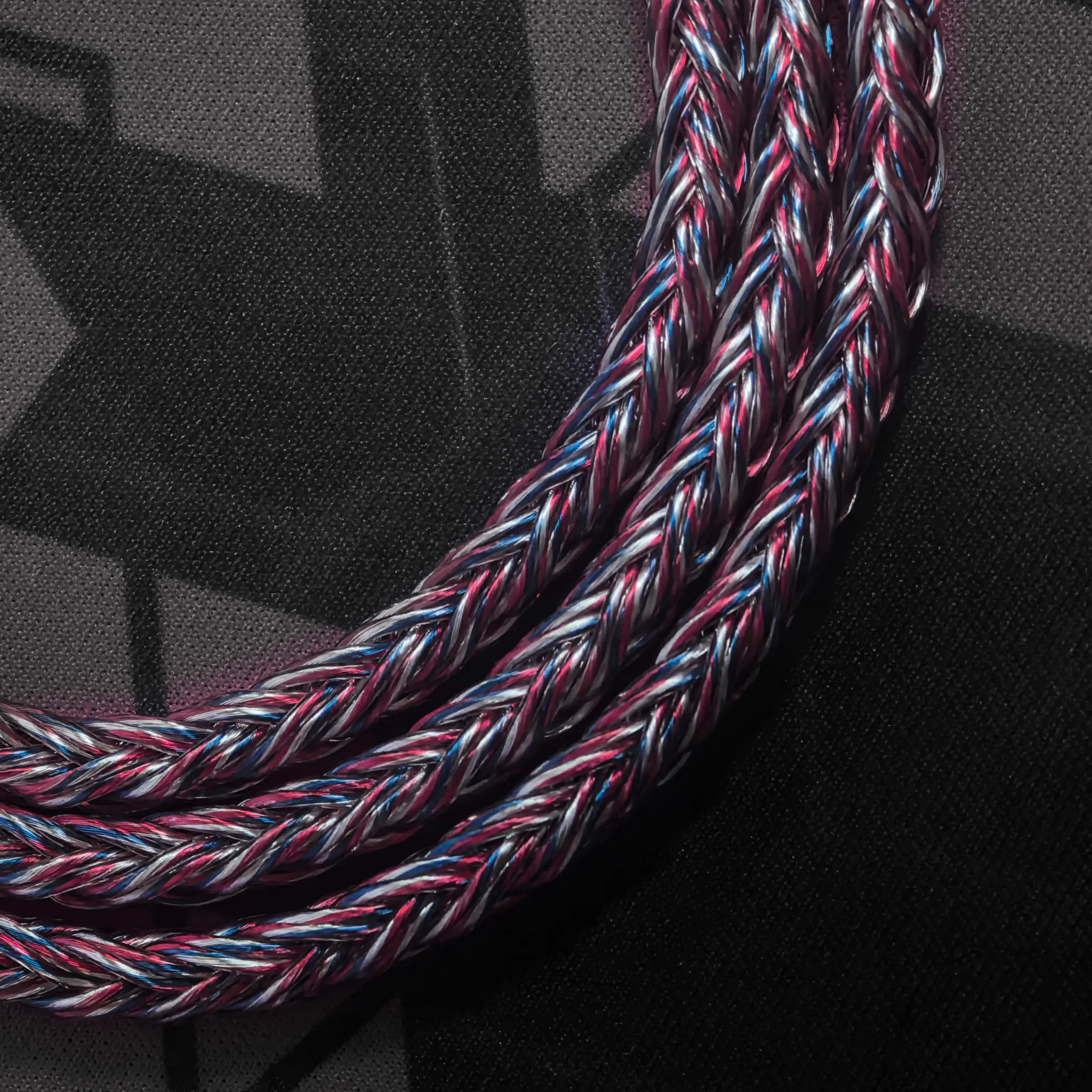 KZ Viper 16코어 은도금 0.78mm 교체용 이어폰 케이블