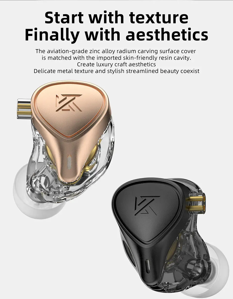 KZ ZEX Pro 하이브리드 정전식 유선 이어폰