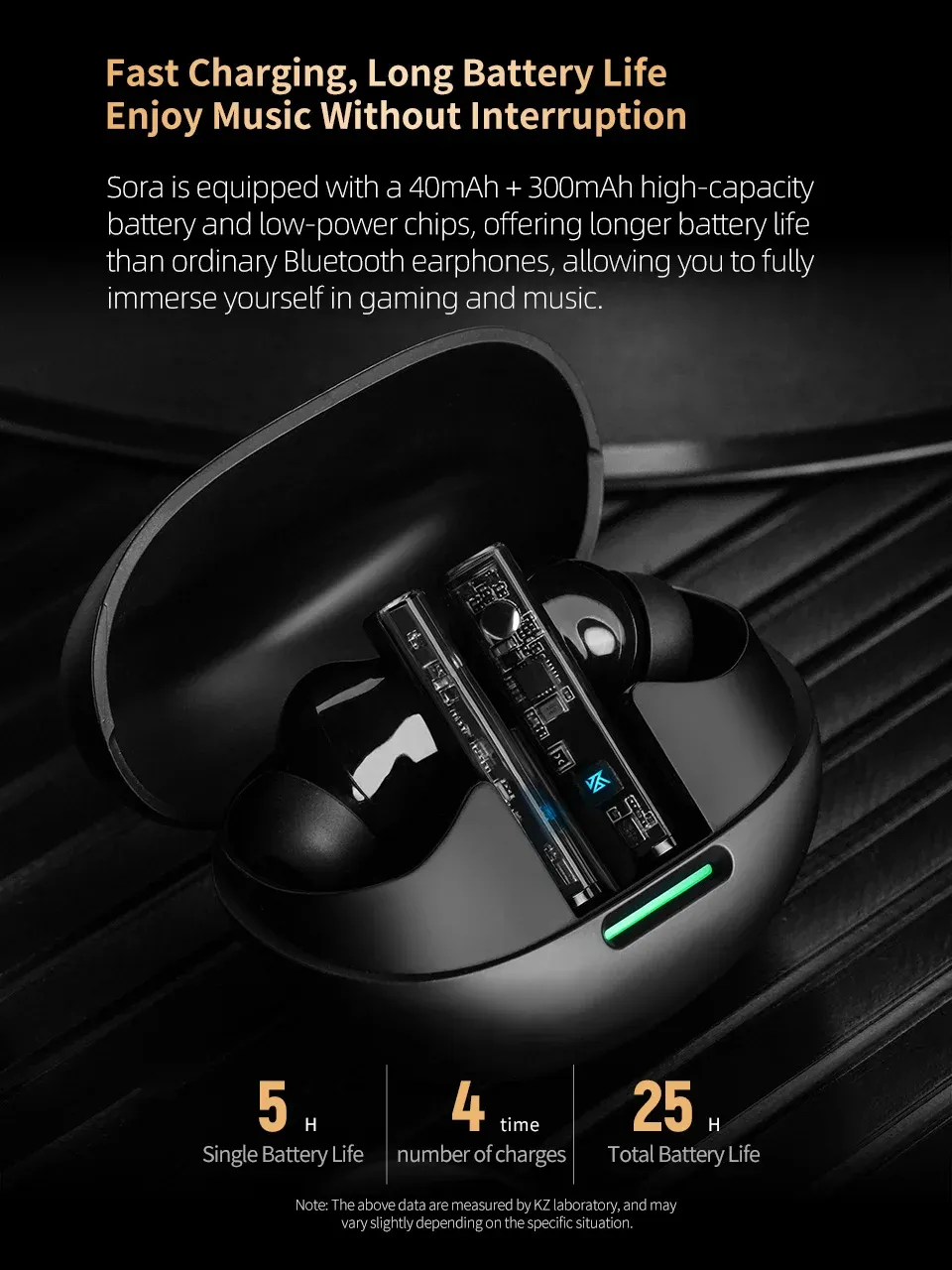 KZ 소라 TWS 블루투스 5.4 ANC 인이어 이어폰