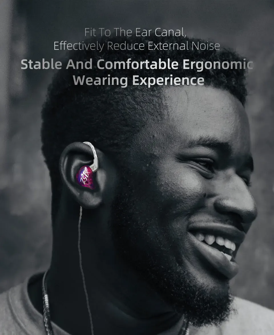 KZ ZST X 하이브리드 유선 인이어 이어폰