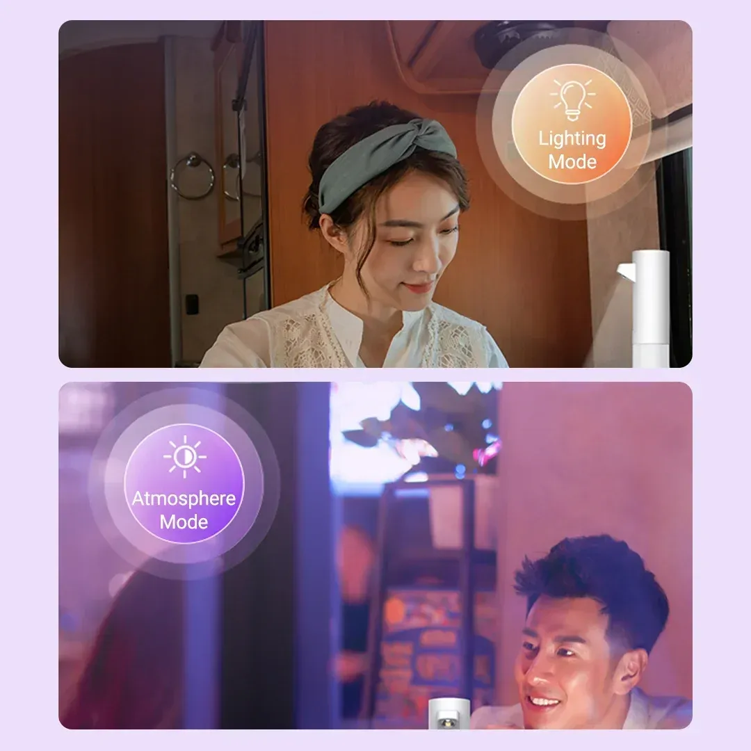 예라이트 충전식 RGB 북라이트 침대 옆 무드 조명