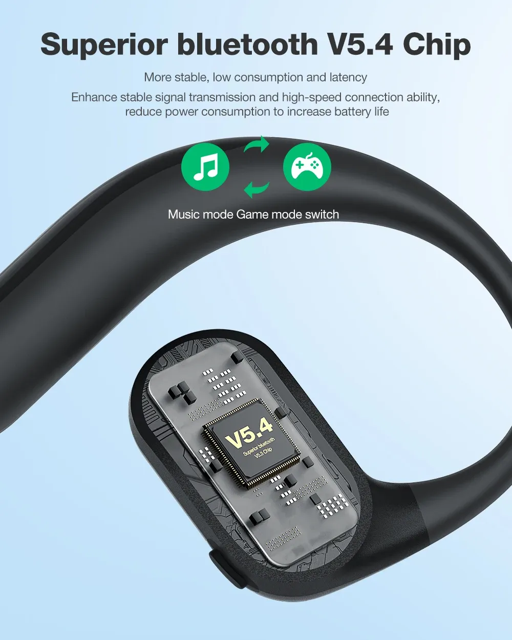 블리츠울프 BW-BTS10 오픈형 골전도 블루투스 이어버드