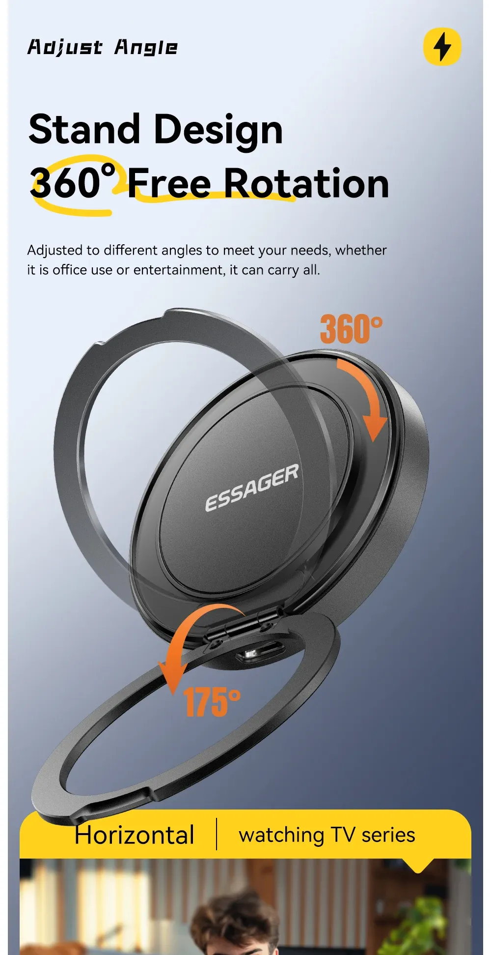 샤오미 에사저 맥세이프 호환 15W 무선 충전기