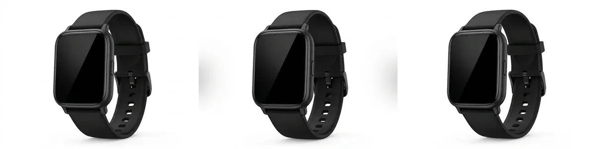 블리츠울프 스마트워치 블랙 스튜디오 제품 사진