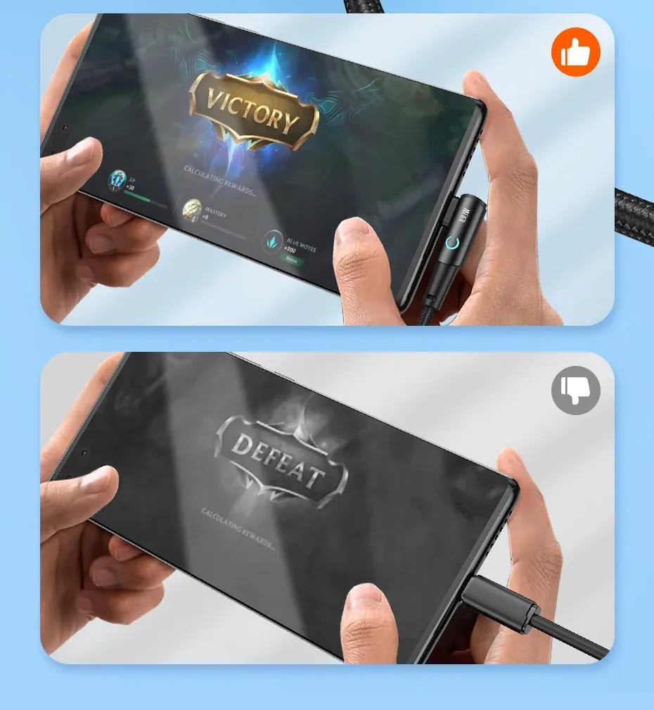 투키 직각형 100W USB-C 고속 충전 브레이드 케이블