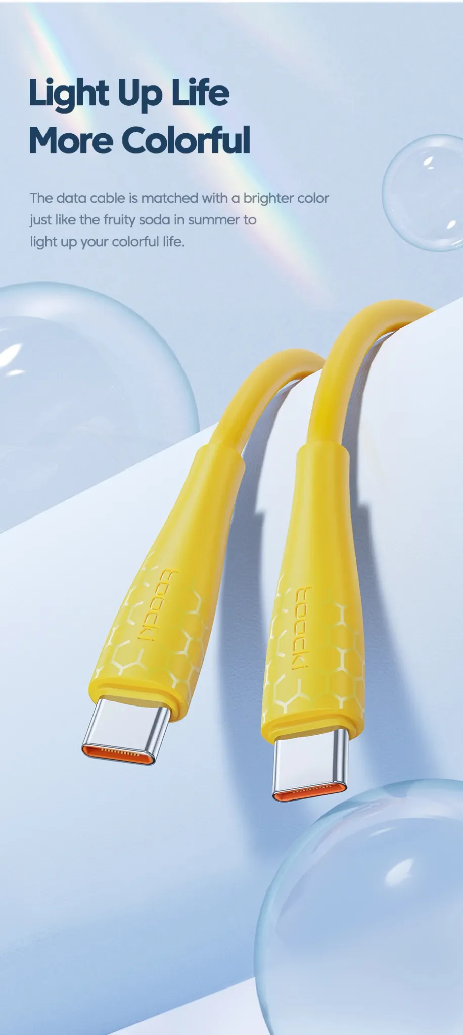 투키 100W USB-C 초고속 충전 케이블