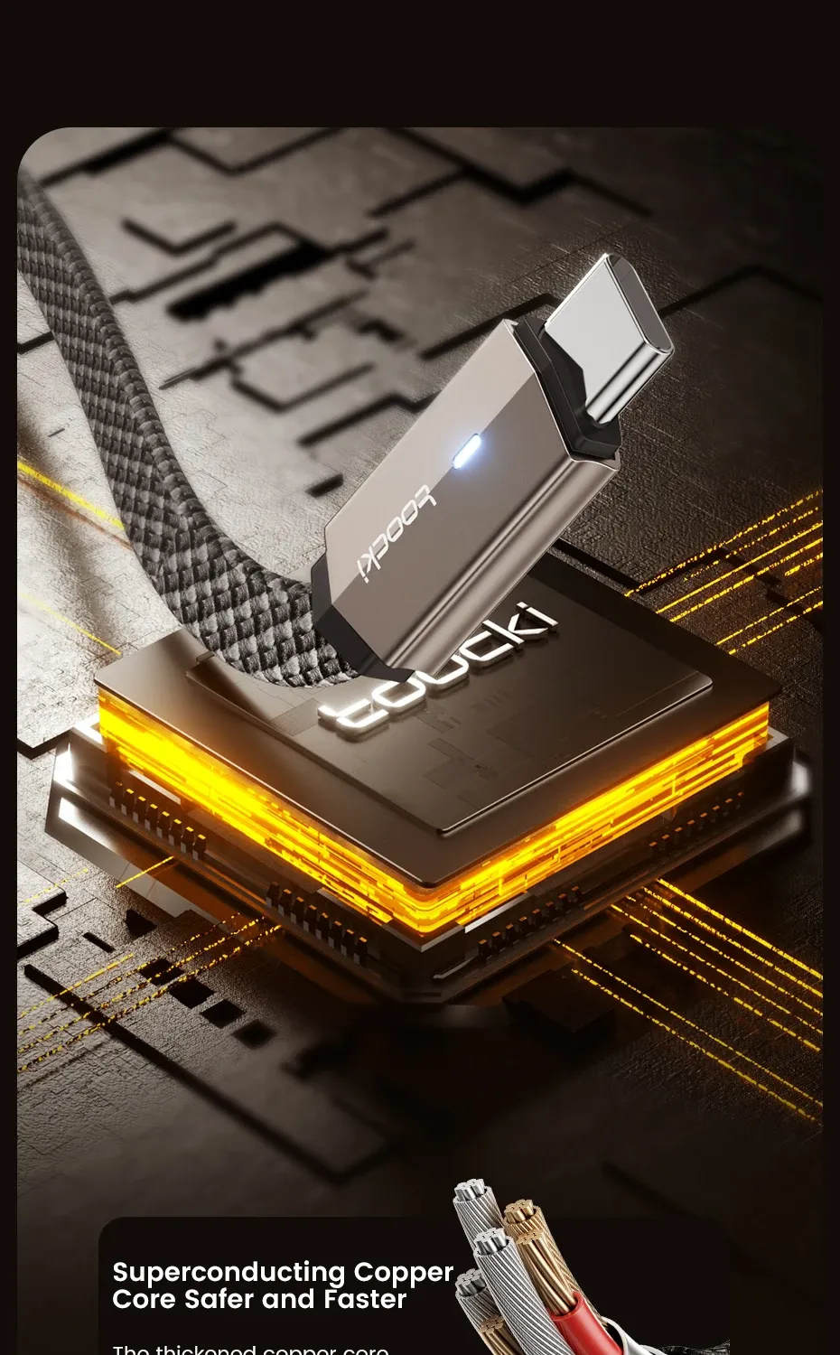 투키 90도 듀얼 타입C·라이트닝 고속 충전 케이블 60W