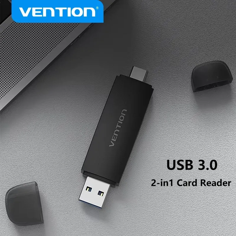 벤션 USB 3.0 듀얼 슬롯 OTG 카드리더기