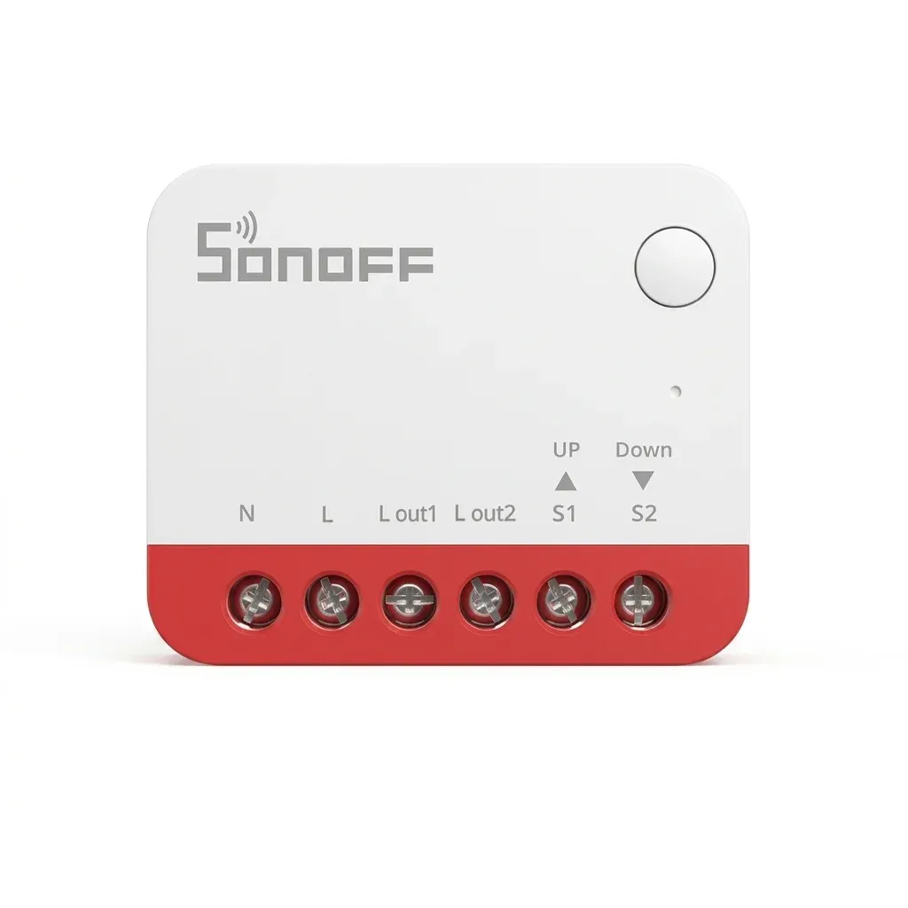 מתג תריס חכם SONOFF לבן אדום