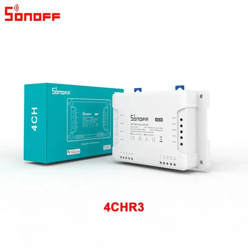 SONOFF 4구 Wi‑Fi 원격 릴레이 스마트 스위치
